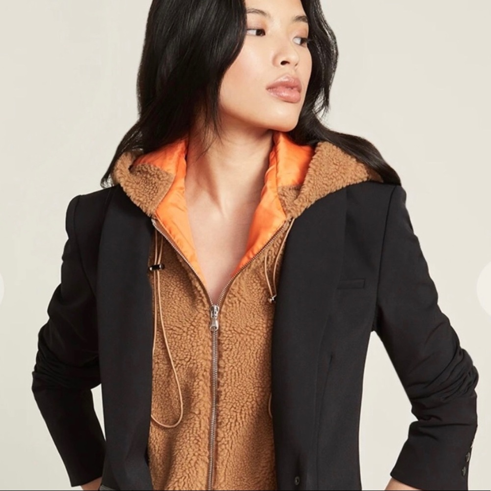 Veronica Beard Long and Lean Dickey Jacket AND Teddy Fleece Dickey